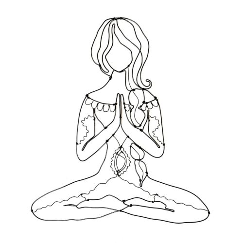 Meditációs jóga póz 