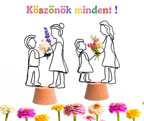 Virágos ballagási búcsúajándék óvónőknek, dadusoknak, tanároknak, pedagógusoknak évvégén