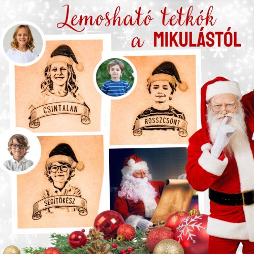 Egyedi, személyre szóló mikulásos ajándék gyerekeknek, ovisoknak, iskolásoknak - virgács helyett