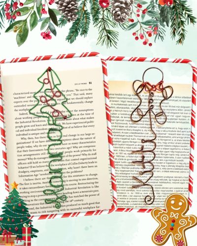 Kreatív, kézműves karácsonyi ajándék - személyre szóló könyvjelzők keresztnevekkel